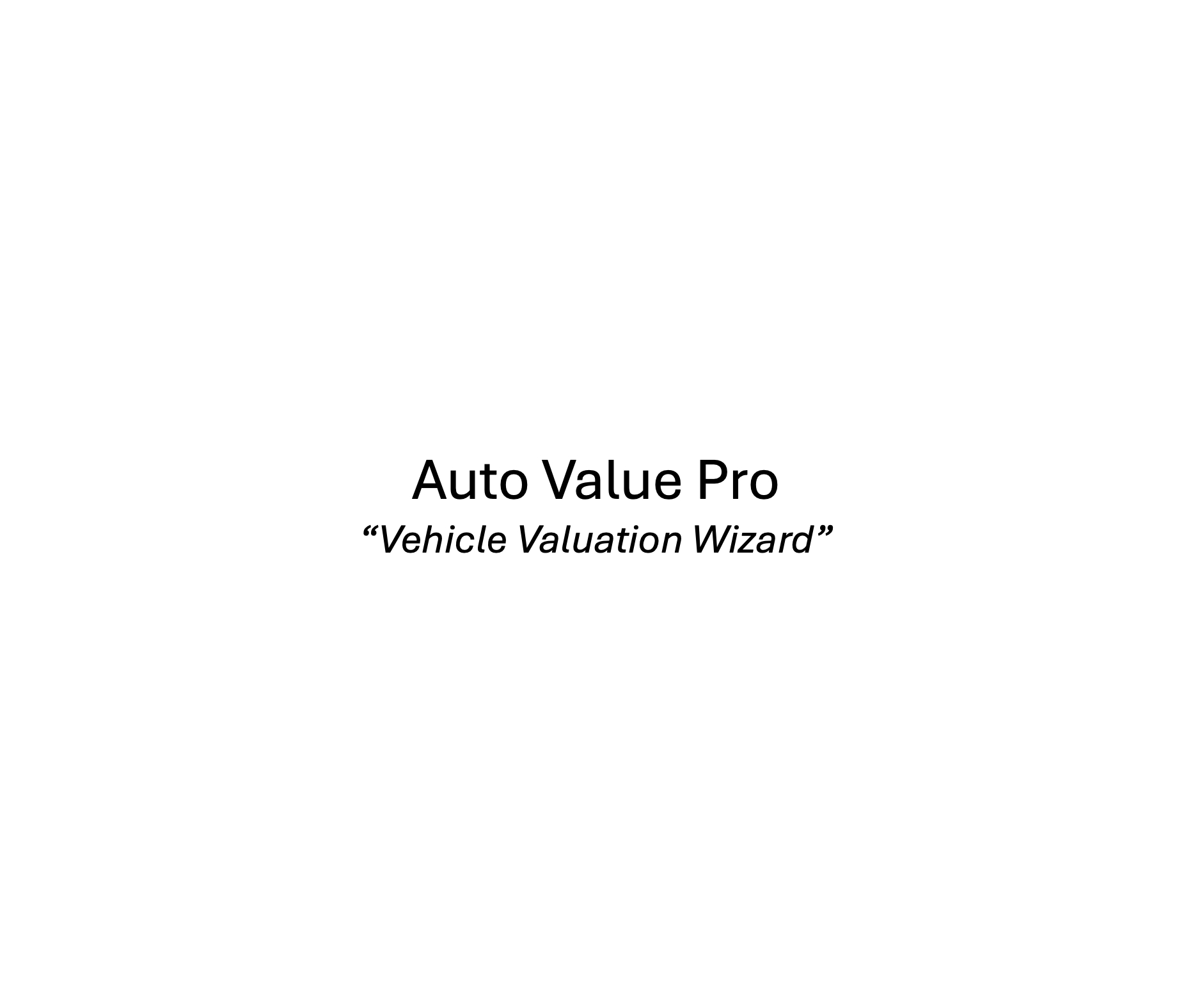 AutoValuePro